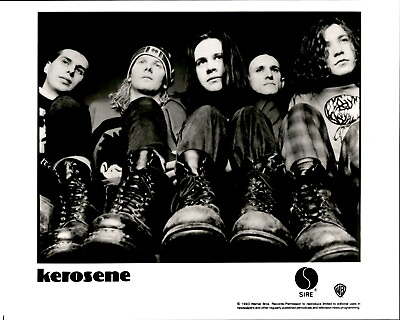 #ad LG17 1993 Original Photo KEROSENE 90s British Indie Rock Band Musicians Promo $20.00