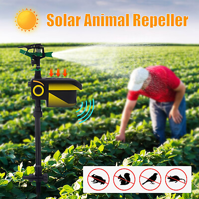#ad Garden Animal Repellent Water Repeller Sprinkler Motion Activated Jet Blaster US $48.00