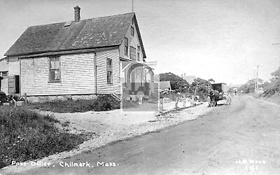 #ad Street View Post Office Chilmark Massachusetts MA Reprint Postcard $4.99