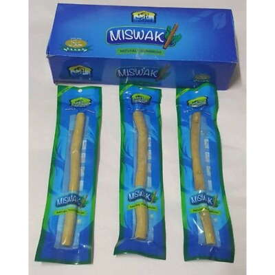 #ad 10 Sticks of Al Khair Miswak Sewak Peelu Natural Toothbrush Chewing Stick $19.00