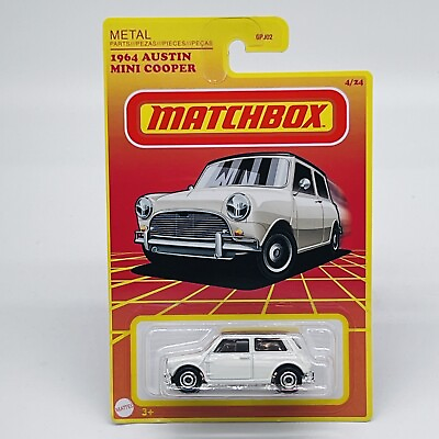 #ad Matchbox HFH91 1964 Austin Mini Cooper White 2022 Retro Series $3.87