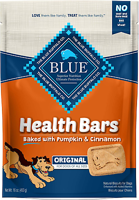 #ad Blue Buffalo Health Bars Natural Crunchy Dog Treats Biscuits $10.24
