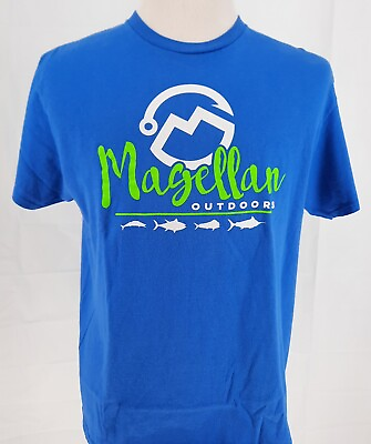 #ad Magellan Outdoors T Shirt Adult Size L Fishing Nature Hiking Camping Adventure $14.99
