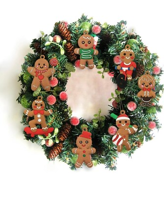 #ad Christmas Gingerbread Man Ornaments for Christmas Tree Decorations 12pcs $29.99