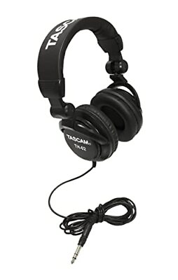 #ad Tascam TH 02 B Multi Use Studio Grade Headphones $14.68