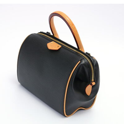 #ad LOUIS VUITTON Dog BB Handbag M93248 Noir Black Epi Storage Bag Cadena Accessary $1282.96