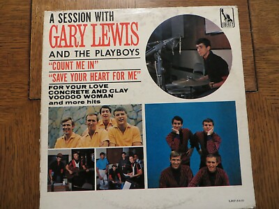 #ad A Session With Gary Lewis And The Playboys 1965 Liberty LRP 3419 LP VG VG $18.36