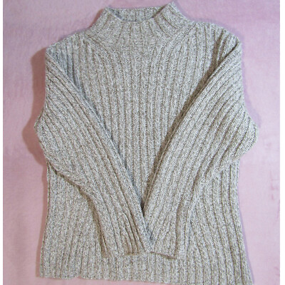 #ad TCM Turtleneck Sweater Womens L Size Cable Knit Merino Wool Casual Women#x27;s Tops $29.12
