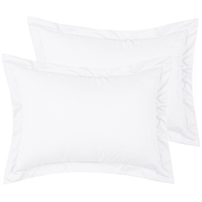 #ad Mellanni Pillow Shams Set of 2 Microfiber Decorative Pillow Cases Covers $14.97
