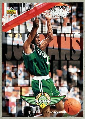 #ad 1993 94 Upper Deck Dee Brown #FT4 Jordans Flight Team Insert Card Celtics $8.99