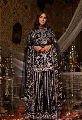 #ad NEW PARTY WEAR STYLE TOP AND PALAZZO WITH DESIGNER DUPATTA FOR WEDDING WEAR $62.24