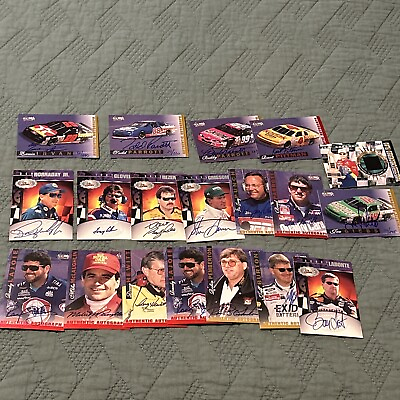 #ad Lot Of 19 NASCAR Autograph And Memorabilia Cards. $69.99