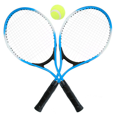 #ad 2Pcs Tennis Racket String Tennis Racquets with 1 Tennis Ball and Cover B0R1 $24.41