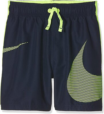 #ad Nike Bad 4 Children Short Pants Volley Shorts Gray Obsidian S $25.00