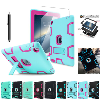 #ad For iPad 4th 3rd 2nd Generation 9.7 inch Case Heavy Duty Shockproof Stand Cover $18.99