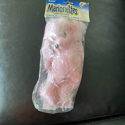 #ad Ganz Pink Poodle Marionettes Plush String Puppet 9quot; H6104 NOS $17.99
