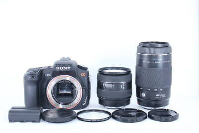 #ad Sony 350 Double Lens Kit Works Ok A076 $180.90