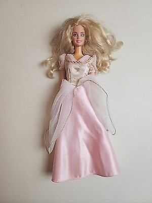 #ad Vintage 1999 Princess Barbie Doll 23474 Mattel Blonde Crown Charm Easy Shoe $15.99