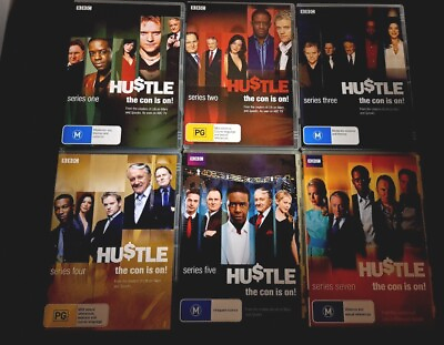 #ad Hustle Series Season 1 2 3 4 5 amp; 7 DVD Drama Thriller Region 4 VGC FREE POST Au AU $39.95