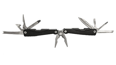 #ad Big Set Outdoor Survival Stainless Steel Multi Tool Plier Knives 9 In 1 Compact $7.99