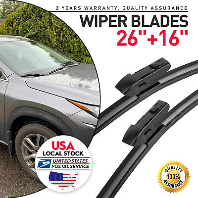 #ad For 2015 2017 Lexus NX200t OEM Front Leftamp;Right Windshield Wiper Blades 26quot;16quot; $13.09