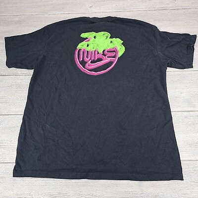 #ad Nike Miami City ELV 90 T Shirt Men#x27;s Size L Black Neon Pink Green Embroidered $12.04