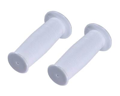 #ad NEW 95MM LONG BICYCLE WHITE MUSHROOM GRIPS FOR 16quot; BIKES. $6.89