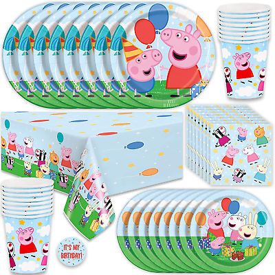 #ad Peppa Pig Birthday Party Supplies Peppa Pig Party Supplies and Decorations for $58.99