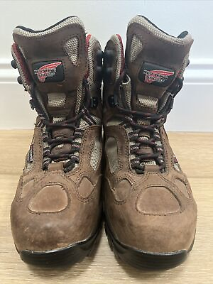 #ad Women’s Red Wing Size 7 D Boots ASTM F 2413 05 Steel Toe Brown $49.99