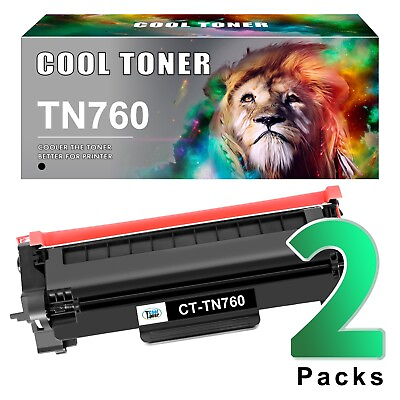 #ad 2PK High Yield TN760 Toner Cartridge For Brother MFC L2710DW HL L2395DW Toner $21.49
