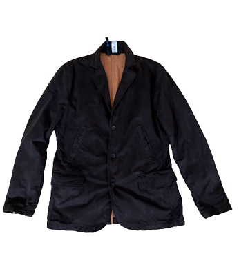 #ad Stock Men Cotton 3 Button Blazer Brown Sport Jacket Size L $24.00