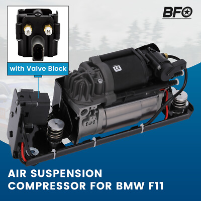 #ad New Air Suspension Compressor w Bracket amp; Valve For BMW 740Li 750Li 37206784137 $185.98