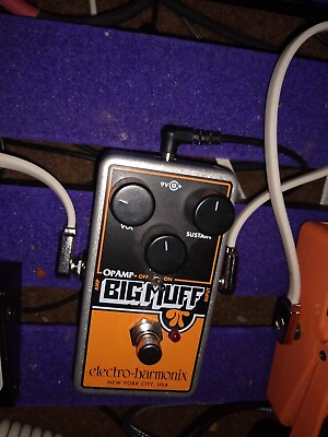 #ad Electro Harmonix Op Amp Big Muff Fuzz Guitar Pedal with Box $85.00