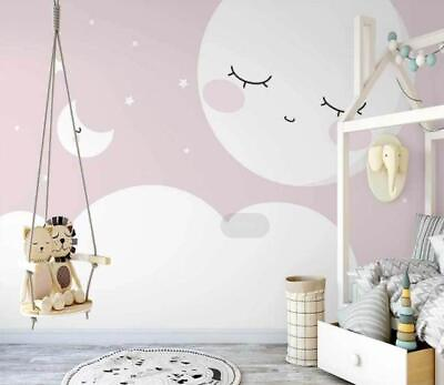 #ad 3D Gentle White Moon O509 Wallpaper Wall Murals Removable Wallpaper Romy AU $376.99