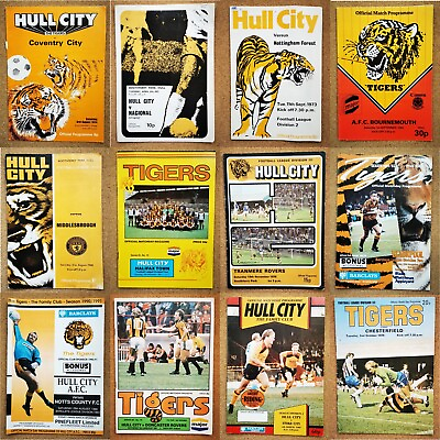#ad Programme Hull City Boothferry Park Home Game Football Programmes Various GBP 3.25