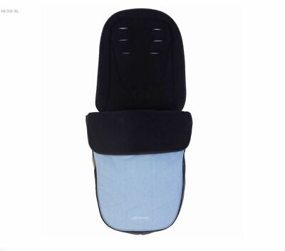 #ad NEW Micralite ProFold Winter Warmer Footmuff BLUE w Black Fleece Lining ML518 $14.00