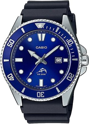 #ad CASIO Watch Diver Watch MDV 106 Series Men#x27;s Model Blue MDV 10 $113.29