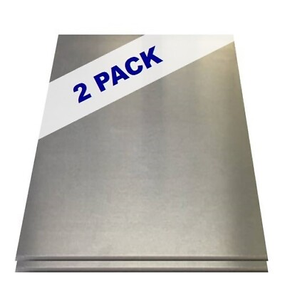 #ad 2 PACK 1 16quot; .063 Aluminum Sheet Plate 12quot; x 24quot; 5052 16 Gauge $31.00