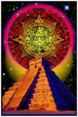 #ad Mayan Non Flocked Blacklight Poster 24quot; x 36quot; $13.49