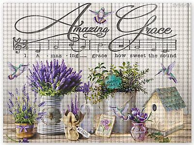 #ad 5D Diamond Painting by Number Kit for Adult DIY Christian Hymn Lavender Flowe... $73.38
