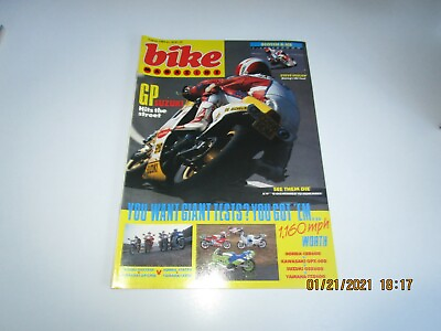 #ad Bike Magazine UK AUG 1989 HONDA KAWASAKI SUZUKI YAMAHA 600s $9.95