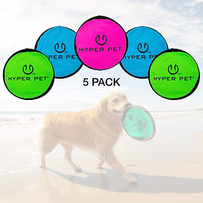 #ad Hyper Pet Flippy Flopper 9 Inch Flying Disc Floats in Water and Safe on Teeth $62.18