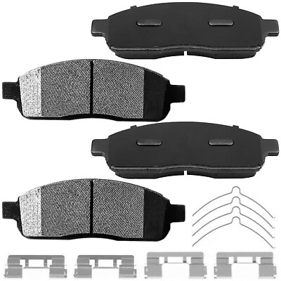 #ad 4PCS Front Ceramic Brake Pads For 2005 2009 Ford F150 Lincoln Brake Pad CA D30 $26.34