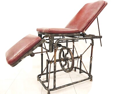 #ad ANTIQUE 19TH VERY RARE IRON VICTORIAN MEDICAL SURGEON SURGICAL OPERATING TABLE $7999.00