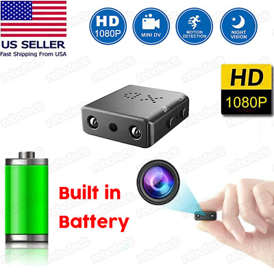 #ad HD 1080P Mini Wireless Camera Home Security Night Vision IR Cam Motion Detection $16.59