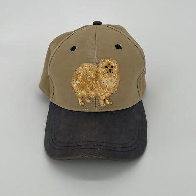 #ad Pomeranian Dad Hat Dog Baseball Cap Embroidered Strapback Pet Lover Gift Tan $15.90