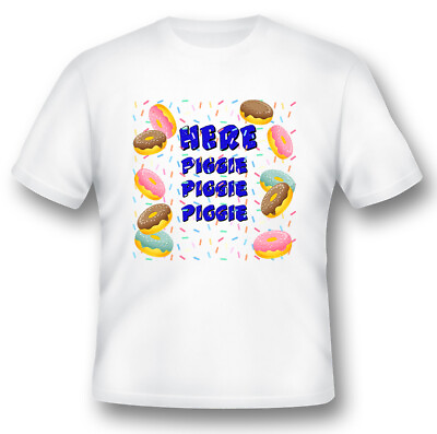 #ad Here piggie piggie tee Black or white bad cop no donut. anti police $29.99