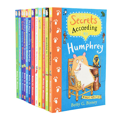 #ad According to Humphrey the Hamster Series 12 Books By Betty G. Birney Paperback $32.82