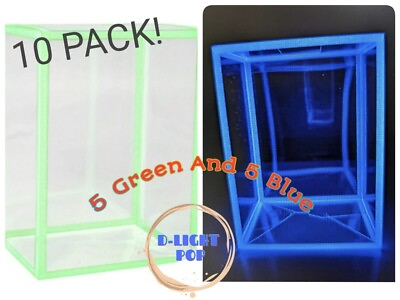 #ad 10 Packs Extra thick Deluxe 4quot; Glow In The Dark Funko Pop Protector Case . $21.99