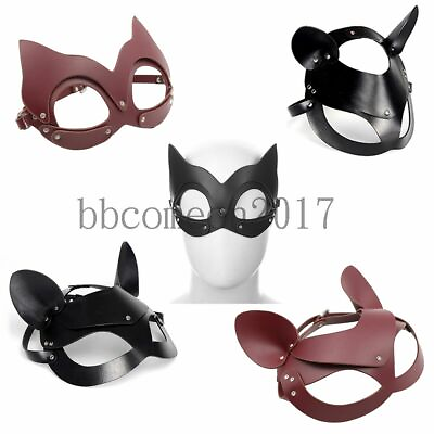 #ad New Masquerade Leather fashion Sexy Mask Costume Party Mysterious Halloween Hot $27.56